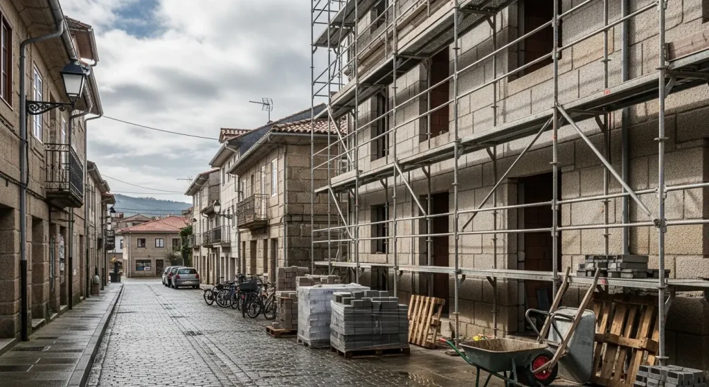 Un novo bloque residencial impulsa a renovación na Travesía Pino cun orzamento preto do millón e medio