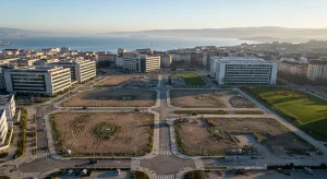 A Xunta proxecta un novo barrio de 2.000 vivendas protexidas no ámbito do Ofimático de Lavadores (Vigo)