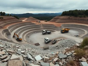 Goretti Sanmartín esixe á Xunta un calendario para retirar os residuos e restaurar a canteira de Miramontes