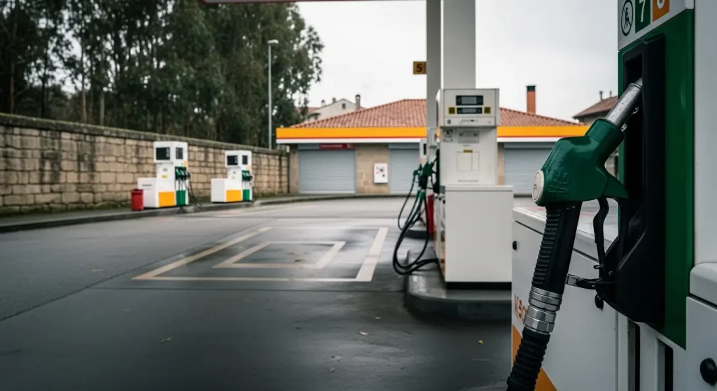 A caída de impostos devolve o respiro aos surtidores: o diésel baixa 24 céntimos na provincia de Pontevedra e apenas queda unha estación de servizo por