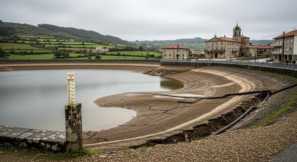 Cando a choiva non basta: o déficit de auga nun concello que presume de precipitacións