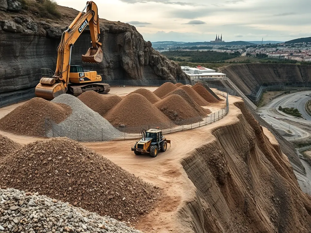 A alcaldesa de Santiago esixe á Xunta un calendario para retirar os residuos e restaurar a canteira de Miramontes
