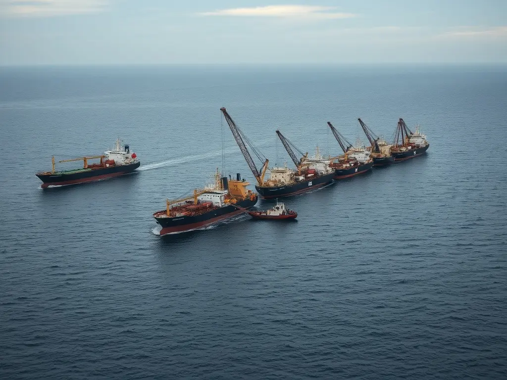 Estados Unidos autoriza temporalmente a venda de petróleo cru iraniano en alta mar para intentar frear a suba do combustible