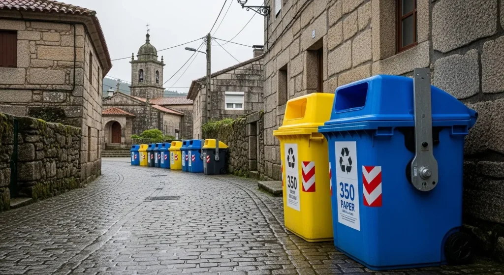 Galicia amplía a súa rede de reciclaxe: 1.450 novos contedores para achegar a separación aos pobos