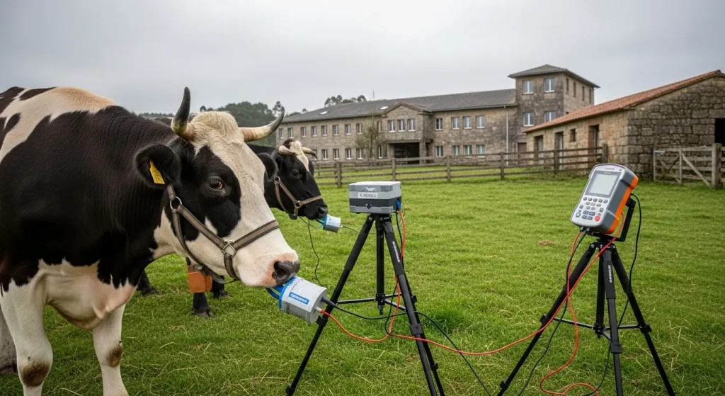Galicia instalará un equipo para medir o metano dos arrotos e das flatulencias das vacas en Mabegondo
