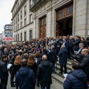 Juicio al docente de Albeiros visto para fallo tras 2 das
