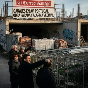 Garajes en Av. Portugal: obras paradas y alarma vecinal