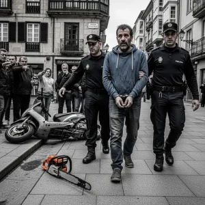 Detenido en Bertamirns buscado con motosierra en patinete