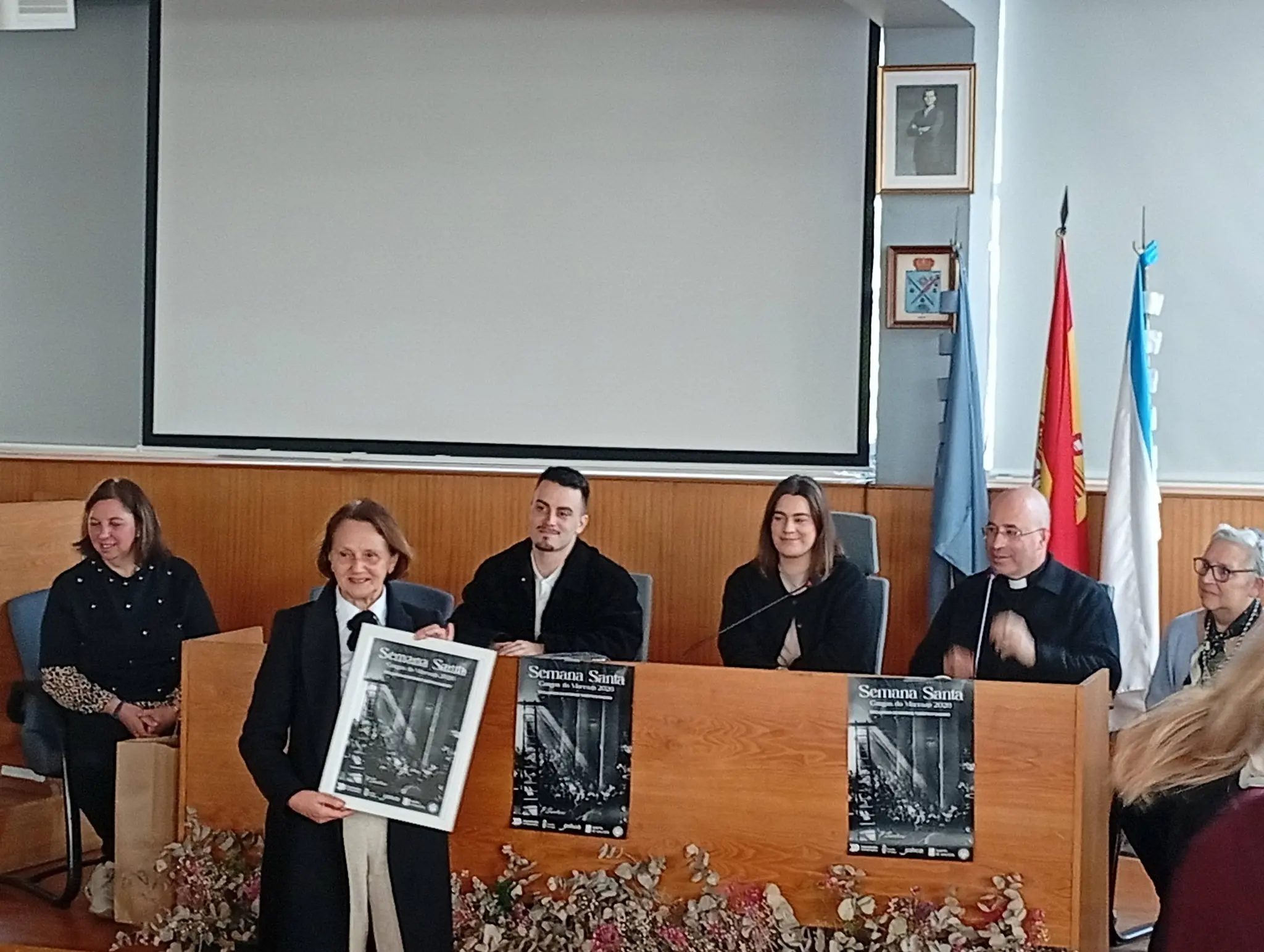 Presentación del cartel de Semana Santa de Cangas