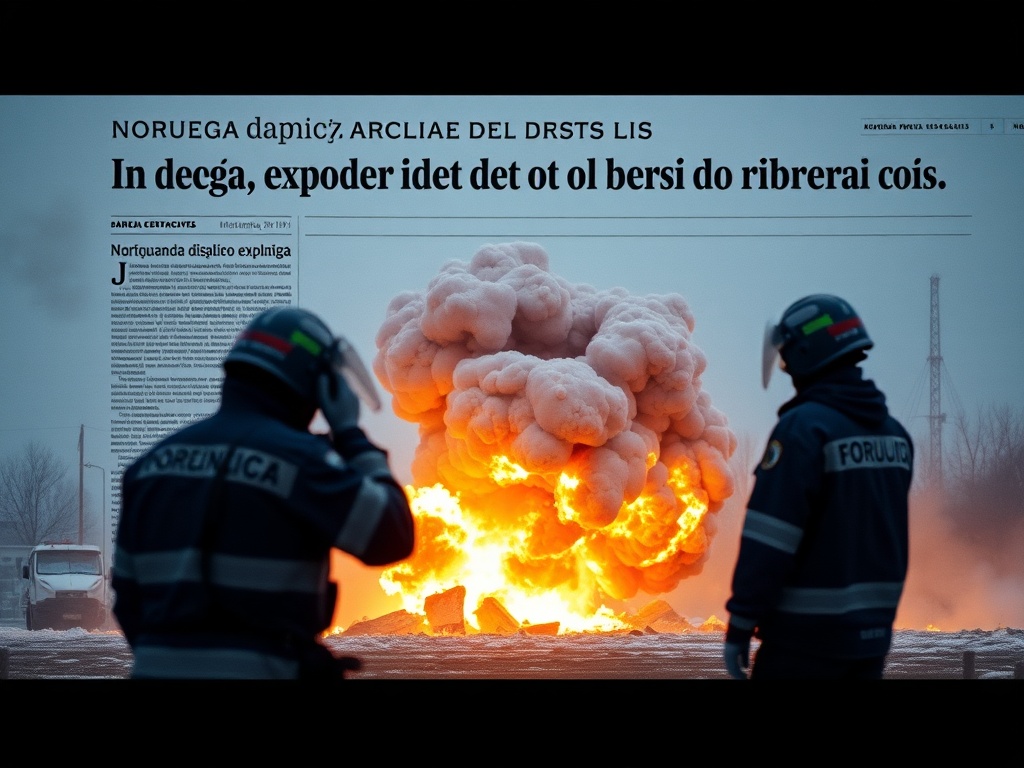 Noruega investiga unha forte explosión diante da embaixada dos EUA, sen feridos