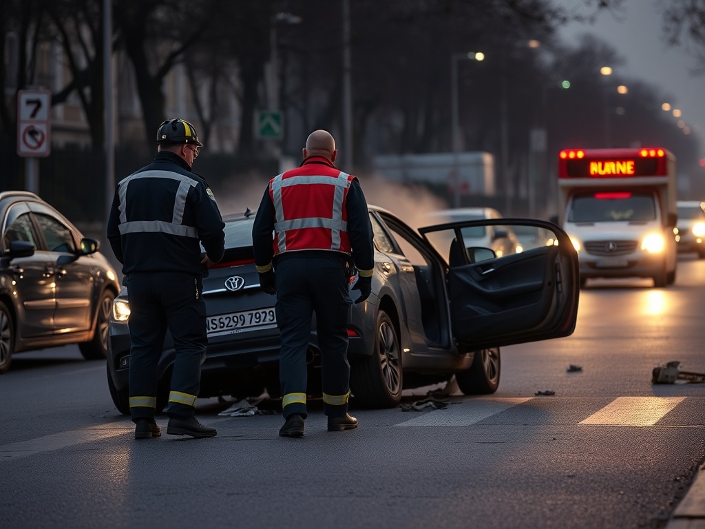 Un falecido e tres feridos nun tráxico accidente de tráfico rexistrado no Paseo do Rato de Lugo