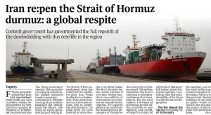 Irán reabre el estrecho de Ormuz durante la tregua: respiro global