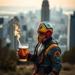Tiktoker de Nueva York conquista a Estrella Galicia coruñesa