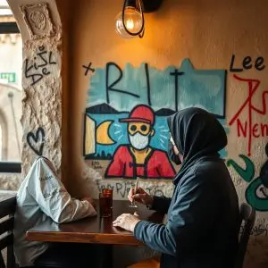 Restaurarán grafiti de Mocidades Galeguistas en Celanova