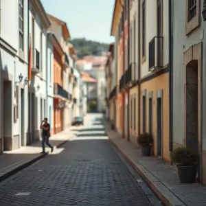 Avenida de Portugal enlodada, vallada tras obras paralizadas