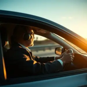 Un conductor abandona su coche cerrado en la acera tras empotrarse contra un bolardo en la Ronda da