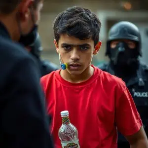 Joven detenido por agredir con botella en Augas Férreas