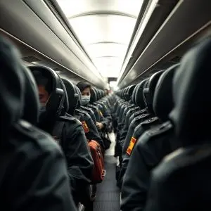 Chegada a España de 233 evacuados en voo do Exército do Aire