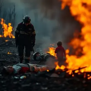3 muertos, 4 heridos (2 niños) en incendio Miranda de Ebro