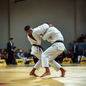 La Copa Diputación de judo arrancó en el Pazo