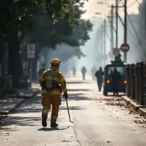 Siguiendo el rastro del incendiario en Ourense