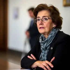 Dolores Benilde Castaño 102 se despide del alcalde de Valga