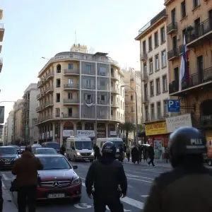 Momento exacto: bombardeos israelíes en el centro de Beirut
