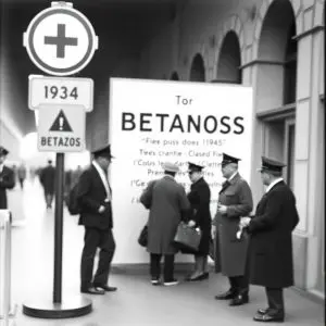 Los símbolos y la 'visión' de 1934 en el cartel de Betanzos