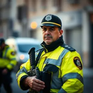 Julio Díaz, policía que evitó propagación del fuego en Lugo