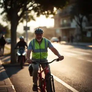 Buscan chofer por lesionar gravemente a ciclista en A Coruña