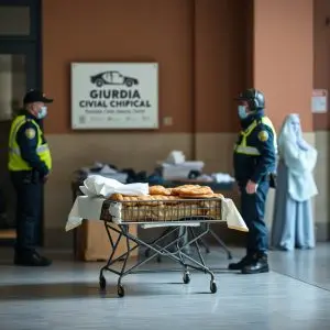 Guardia Civil de descanso evita robo de 30 kg de comida en Lugo