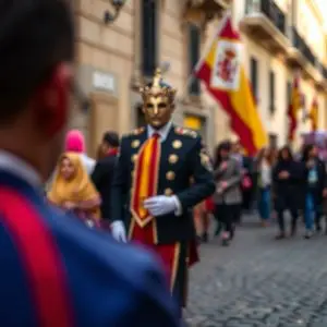 Morante de la Puebla besa bandera de España y corta coleta