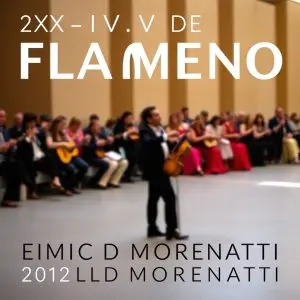 Cartel de la XXIV Bienal de Flamenco: Emilio Morenatti