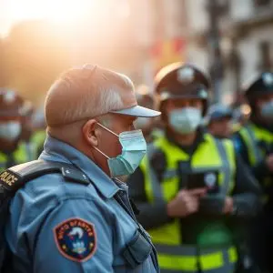 Despliegue policial tras choque en UPO por Vito Quiles