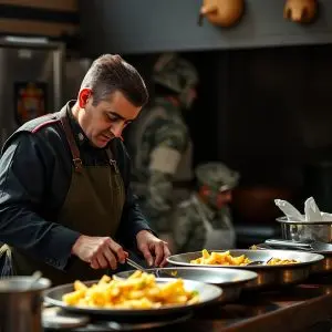 Cocinero del Ejército Español: alimento que siempre comen