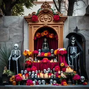 Cuatro altares en Madrid para el Día de Muertos Mexicano