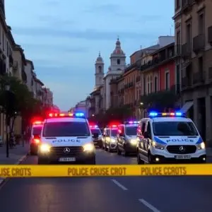 Fuerte dispositivo policial en Valencia tras tiroteo