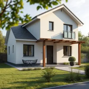 Casa prefabricada 137 m², 2 pl., 4 hab. y 4 baños