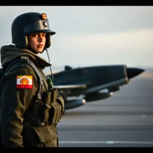 Vuelo y parada militar en 50º aniv. Bhelma iv Dos Hermanas