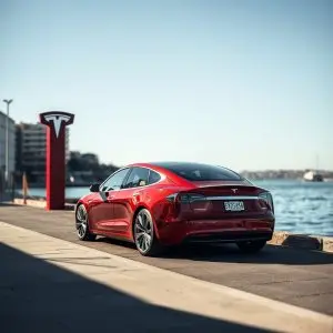 Tesla desembarca en el puerto de Vigo