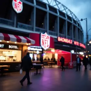 Bares y hoteles de Madrid impulsan la NFL fuera del Bernabéu