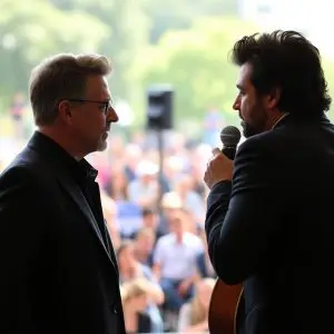 Alfonso Arús reprocha a Alejandro Sanz desde el público