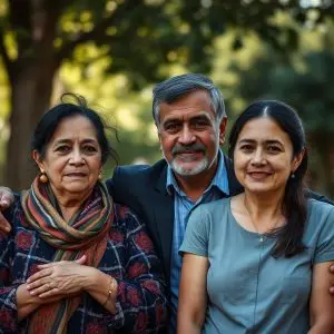 La familia de Lamine Yamal: madre, padre y Khristina