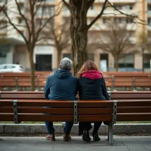 Óscar Casas y Ana Jara atracan banco tras 'match' en serie