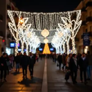 Almería enciende Navidad: más de 1M LED y 120 actividades