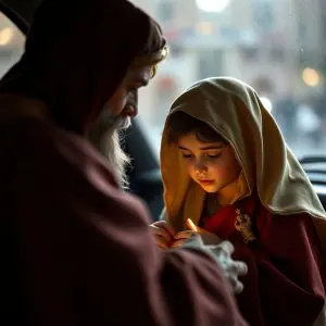 El Auto de los Reyes Magos revive en El Viso: Jesús niño