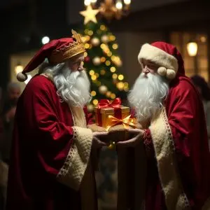 León Lubango recibe su regalo de Reyes Magos en Bioparc