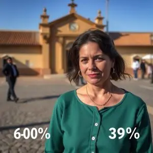 77 municipios en Córdoba: Santa Eufemia  40% vs Obejo +39%
