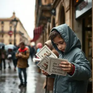 Heraldo Real recoge cartas de niños en Sevilla bajo lluvia