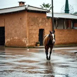 Provincia de Córdoba: Cabalgata de Reyes afectada por lluvia